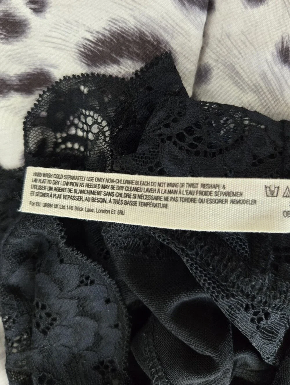 Free People Black Lace Bralette Sz S